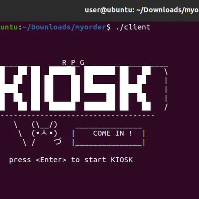 KIOSK Programming in Linux Programming