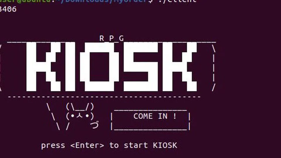 KIOSK Programming in Linux Programming